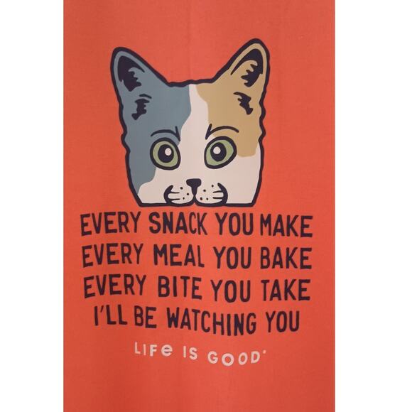 Life Is Good women's Cat lover graphic XL crusher T shirt - Picture 2 of 7